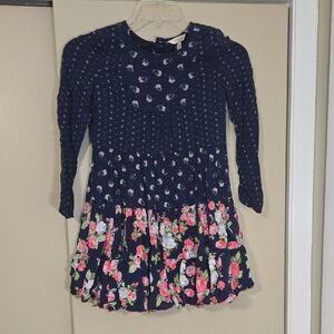 Matilda Jane Girls Dream Chasers Twirl Floral Dress Size 12